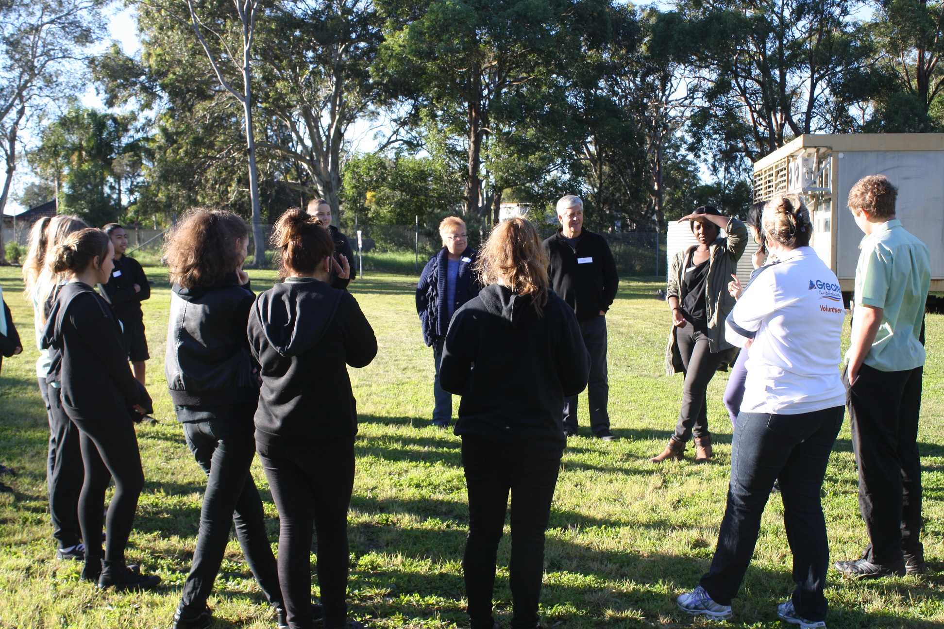 Yr 8 students with their mentors